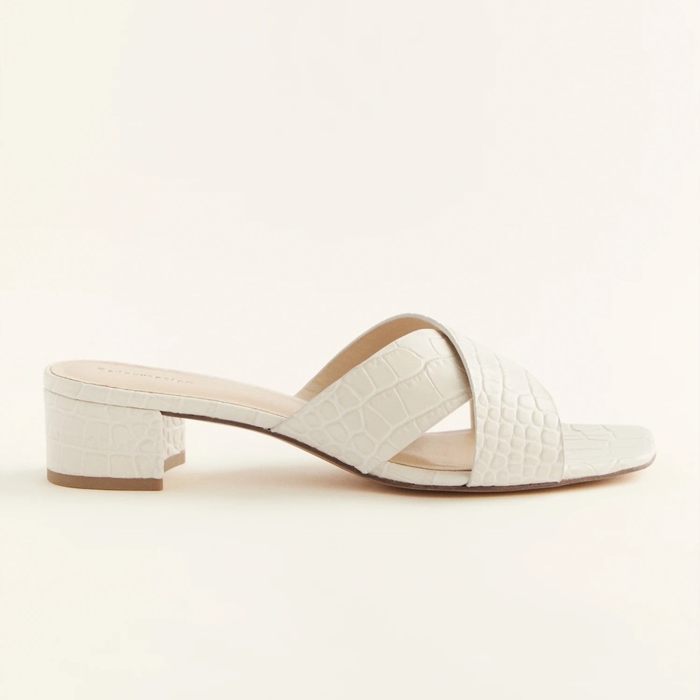 Reformation Croc Sandals
